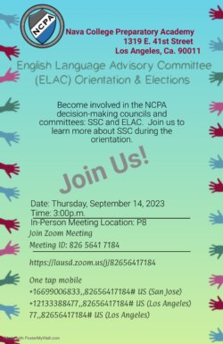 elac meeting flyer english